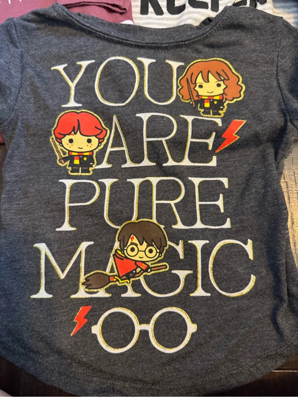 Harry Potter 4 Pc. Short Sleeve Tee & Long Sleeve Onsie Bundle 12 Months